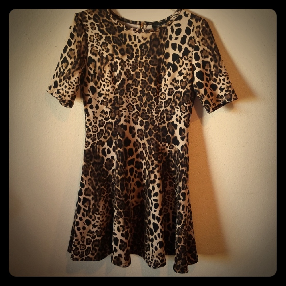 Leopard print dress